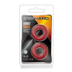 STAY HARD DONUT RINGS RED