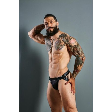 C4M-Desire Jockstrap-BlackLeatherette-M