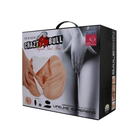 Crazy Bull Men's Masturbator with bullet Flesh 1