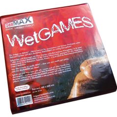   SexMAX WetGAMES Sex-Laken, 180 x 220 cm, Rot (fitted sheet, red)