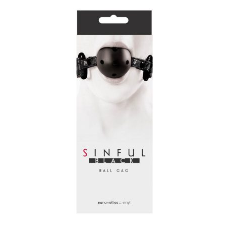 Sinful Ball Gag Black