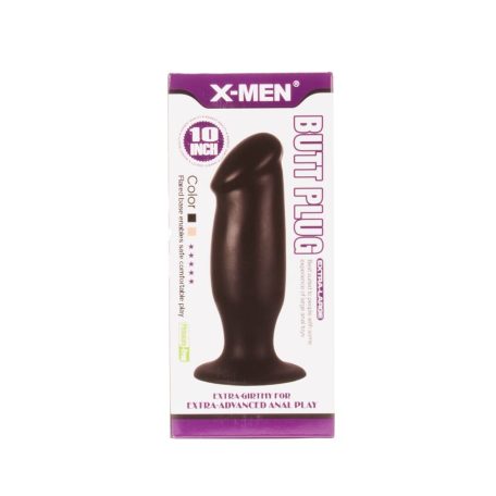 X-MEN 10 inch Butt Plug Black