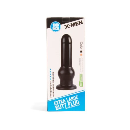 X-MEN 10 inch Butt Plug Black